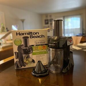 Hamilton Beach Black Spiralizer